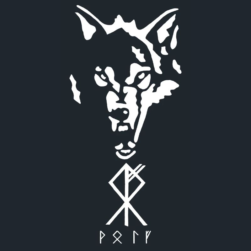 Wikinger-Rune des Wolfes
