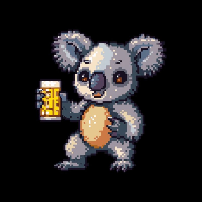 Koala Bière Pixel