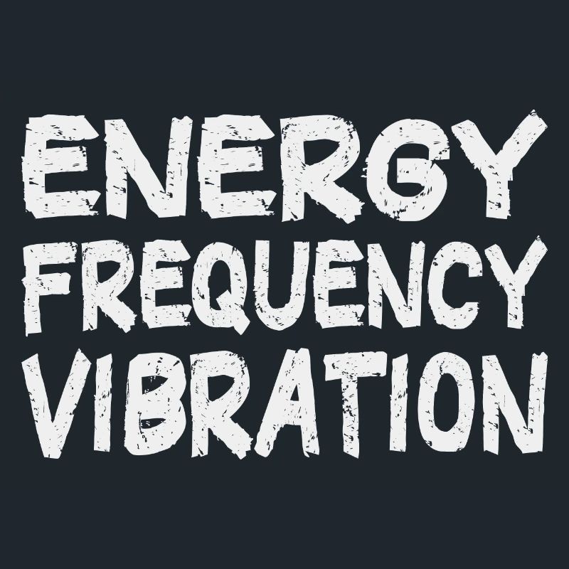 Energy Frequency Vibration Text Art