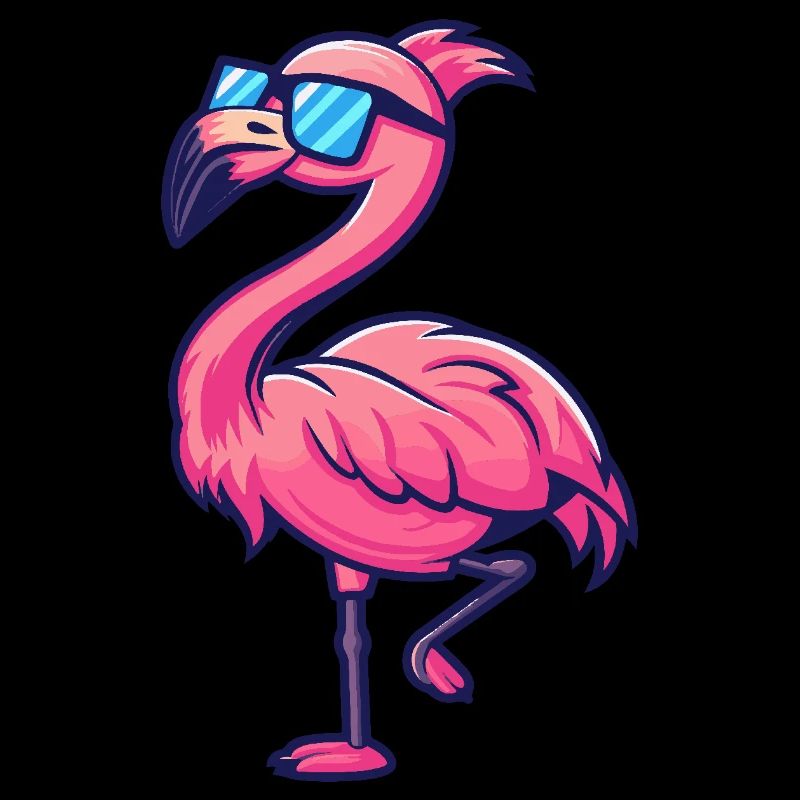 Flamingo Cool Comic