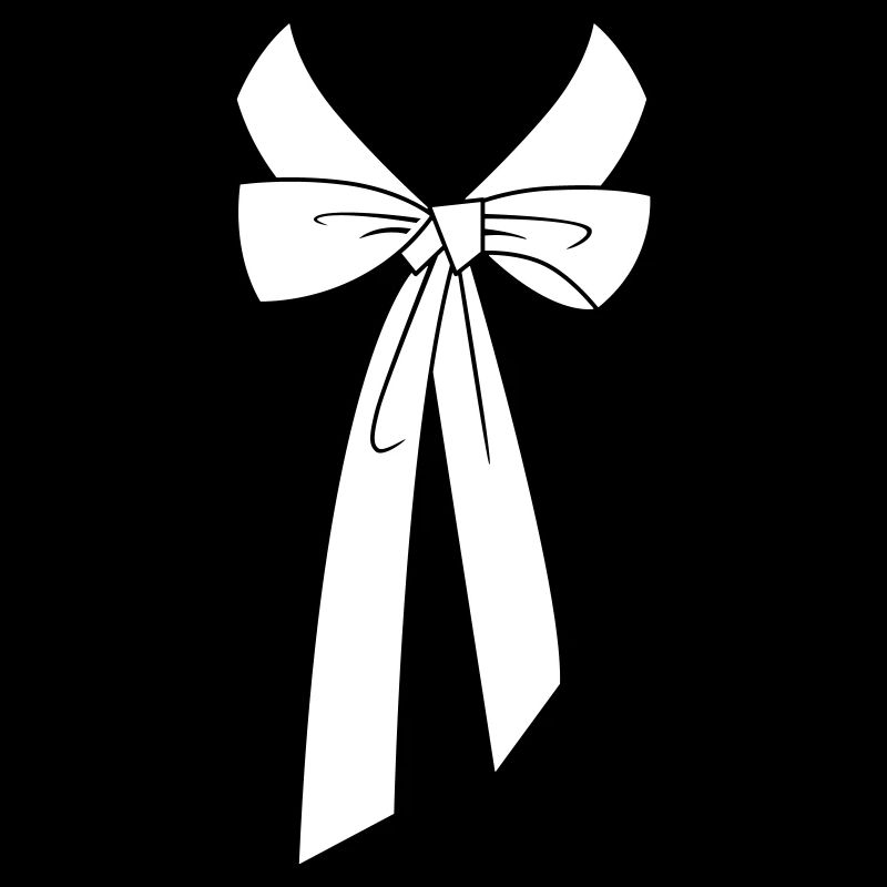 Shirt collar with bow