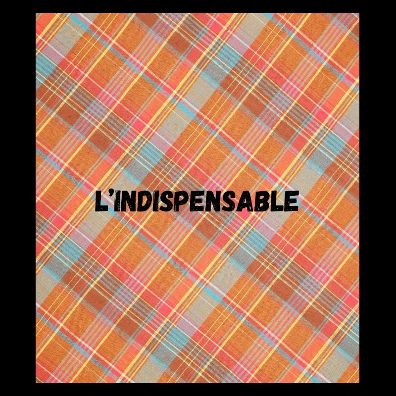 Indispensable tartan orange