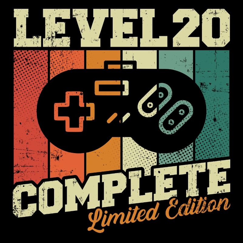 20 Geburtstag Geschenk Level 20 Complete