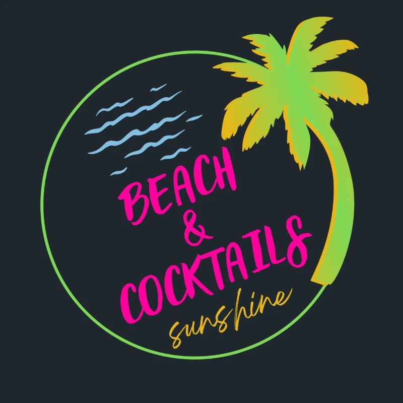 beach and cocktail