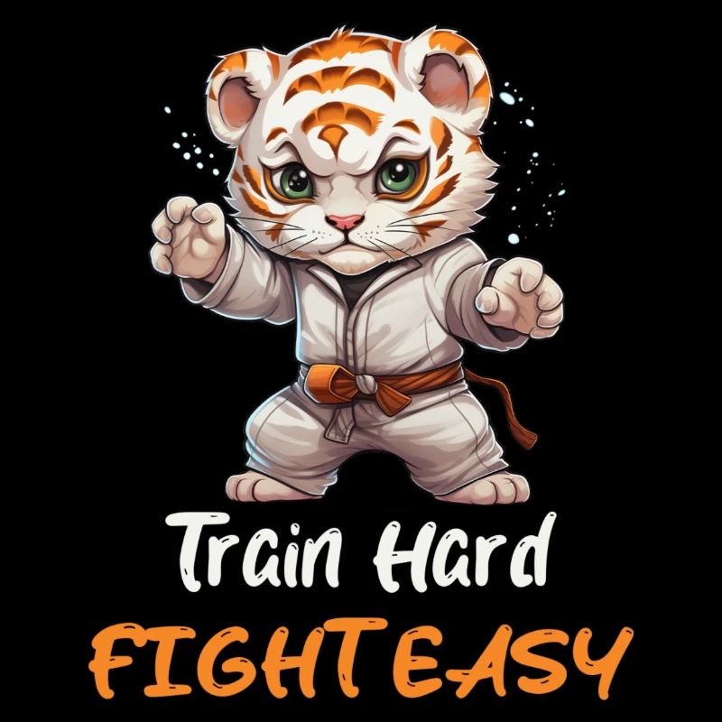 Lions Bébé Train Dur Combat Facile