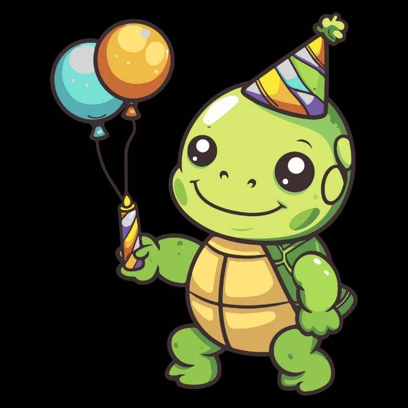 Schildkröte Geburtstag Comic