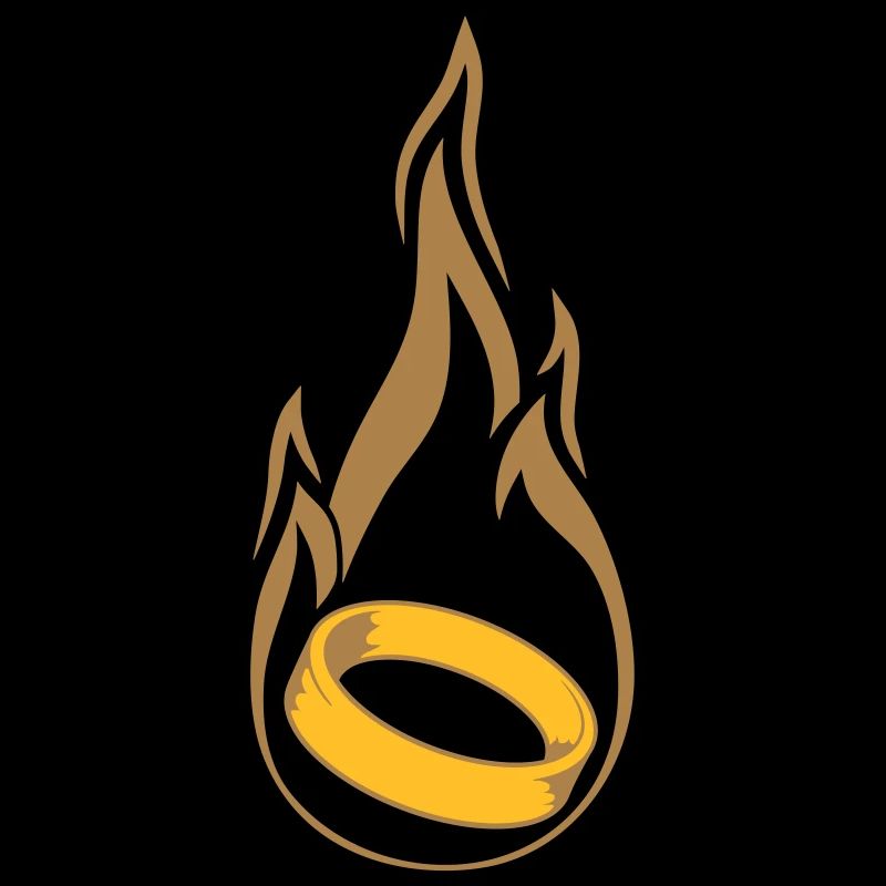 hot burn flame torch marry ring ho