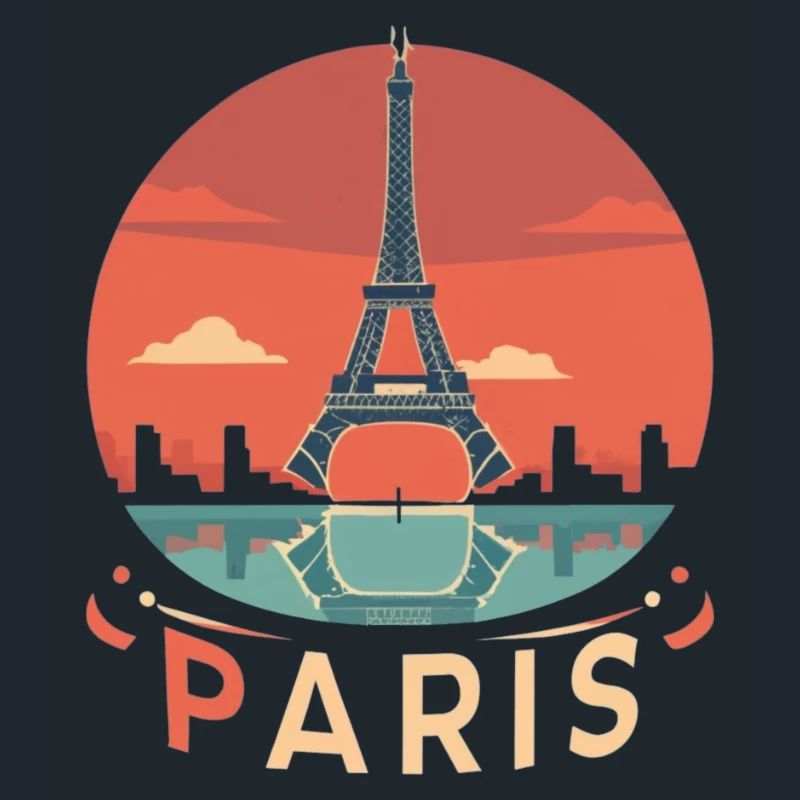 Paris Sunset Circle