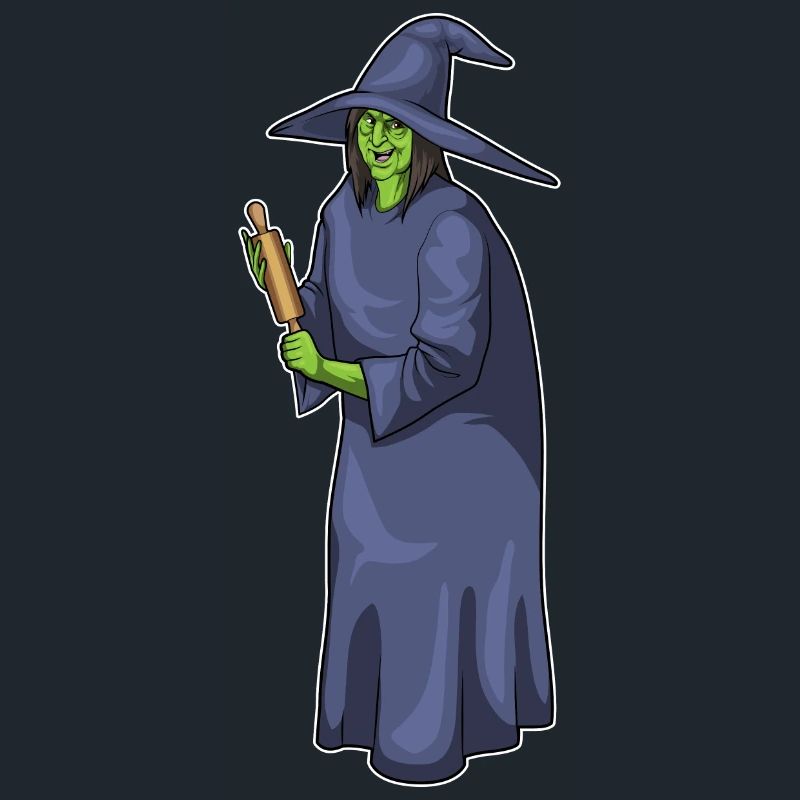 Hexe Halloween Bäcker