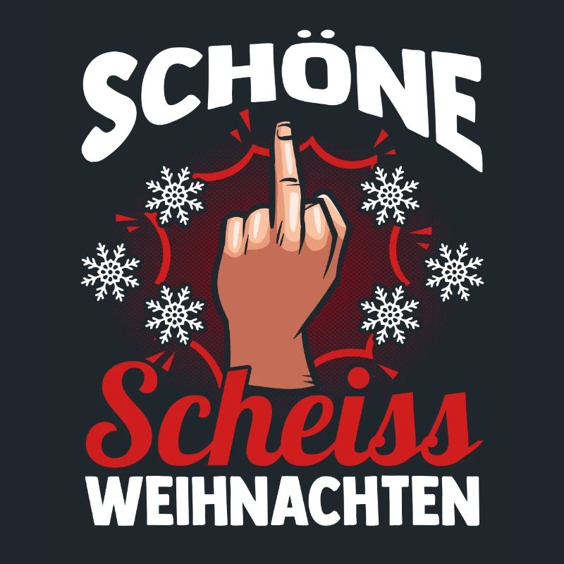 Weihnachtsmann Schöne Scheiß Weihnachten