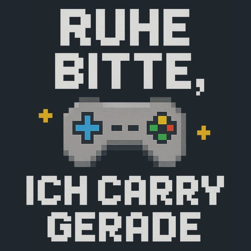Ruhe Bitte Pixel Controller Grafik