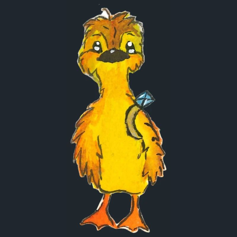 Entchen Malte mit Ring