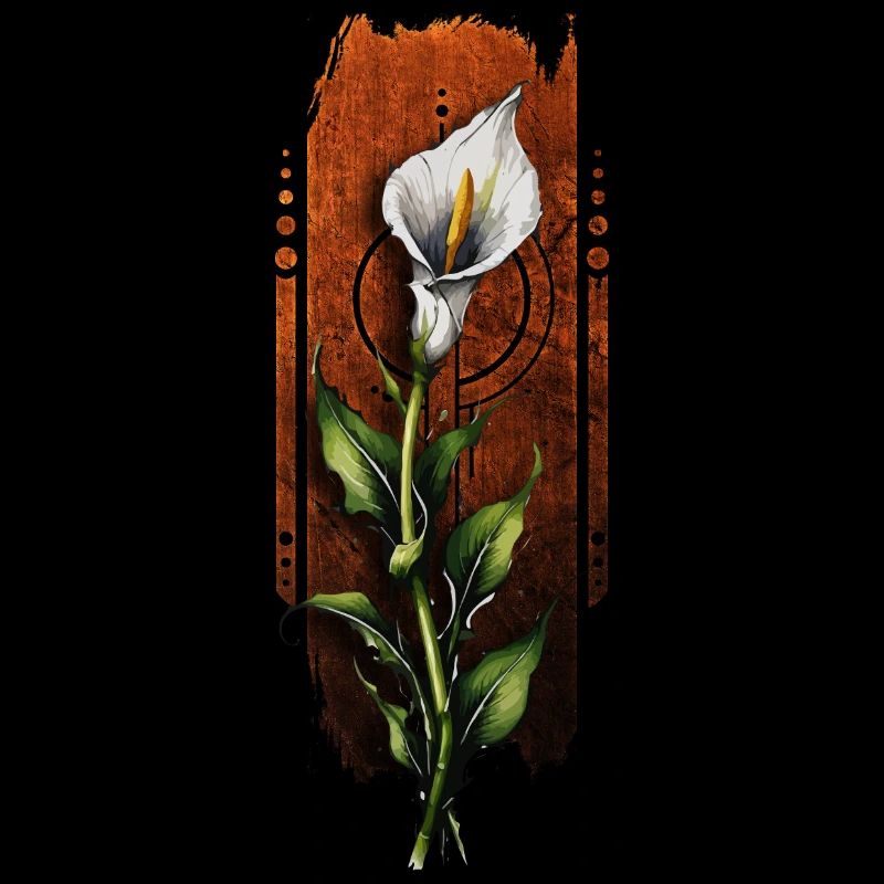 Charme tropical : Fleur de lys Calla