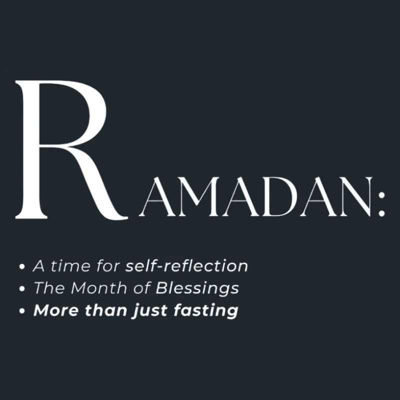 Conception de style de texte du dictionnaire Ramadan