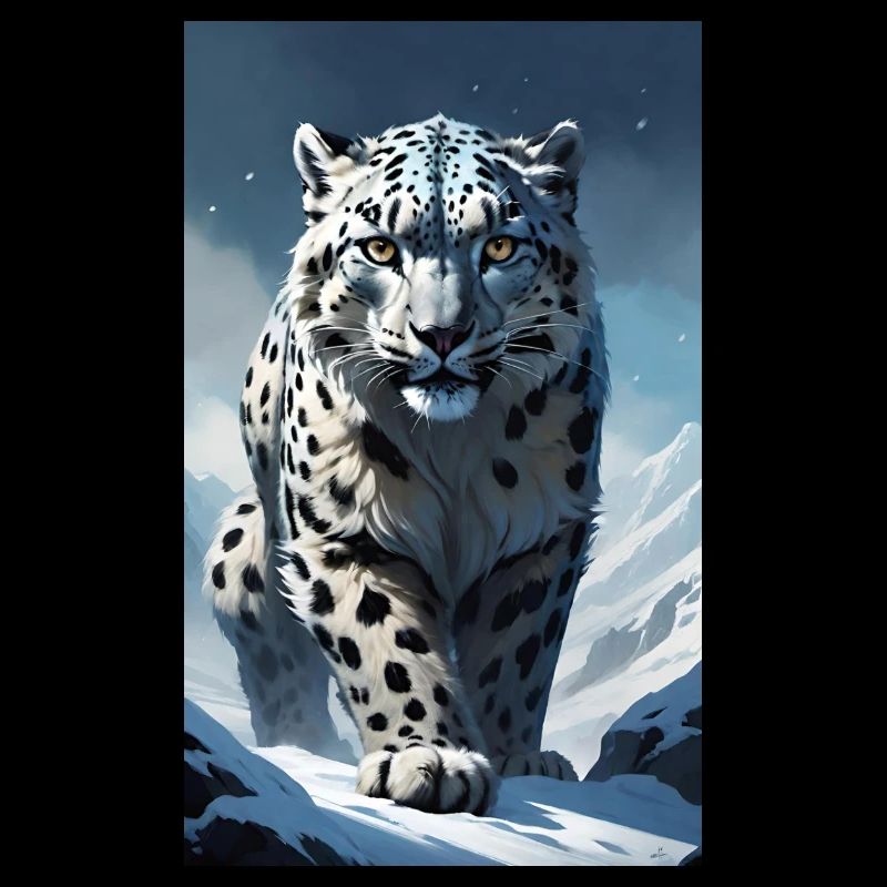 Schneeleopard | Leopard | Raubtier