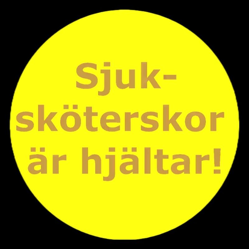 Nurses are heroes! (Yellow circle)