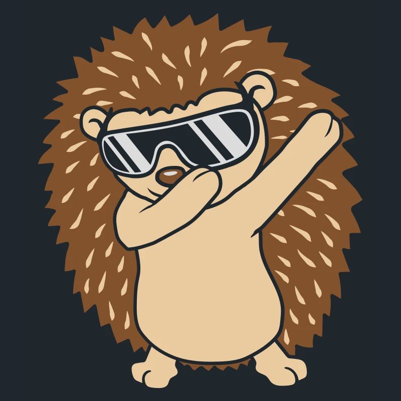Cool drôle de hérisson dabbing