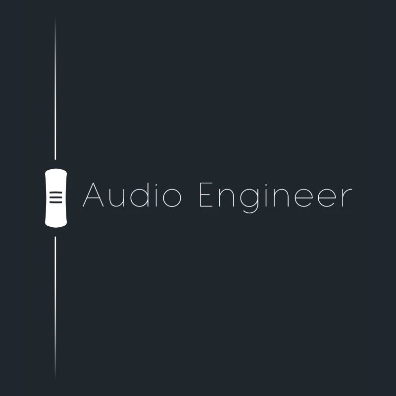 Audio Engineer Fader White