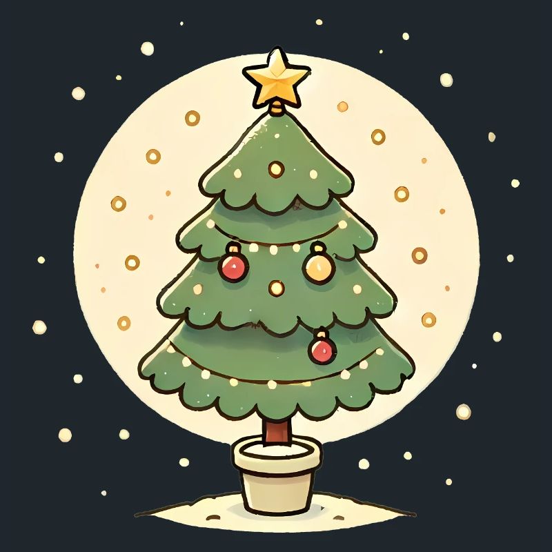 Believe in Magic Christmas Tree Design