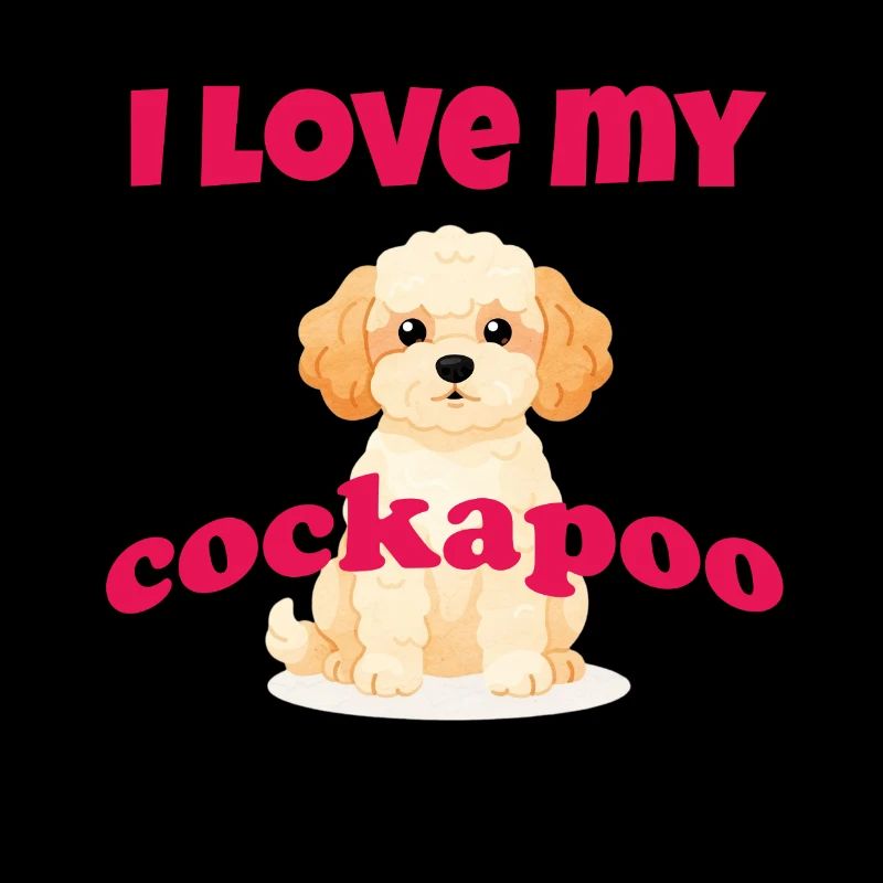 I Love My Cockapoo – Süßer Hund Doodle Geschenk