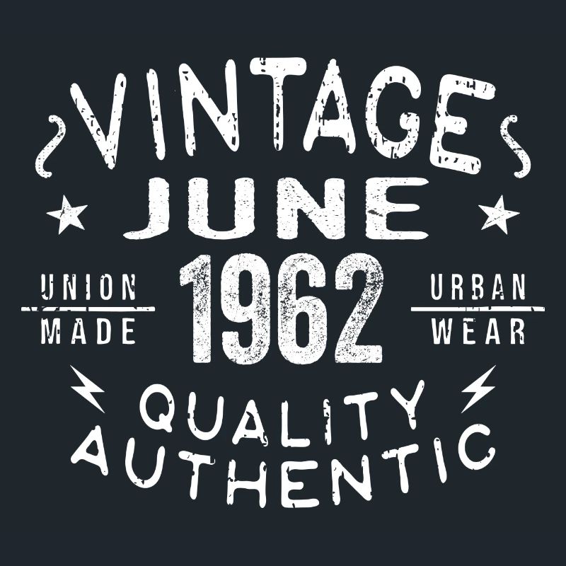 1962 Juni 1962 Jahrestag Juni 1962 Juni Geburtstag