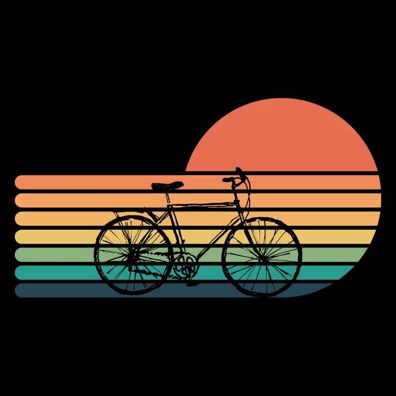 Retro Bicycle Cyclist