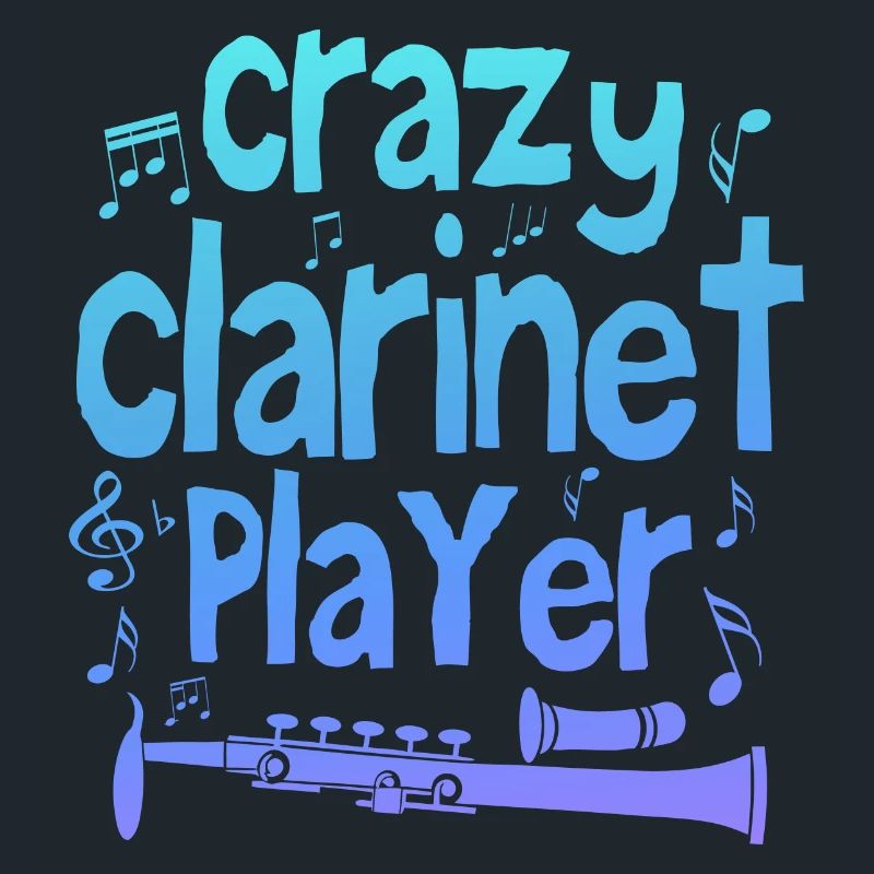Crazy clarinet player