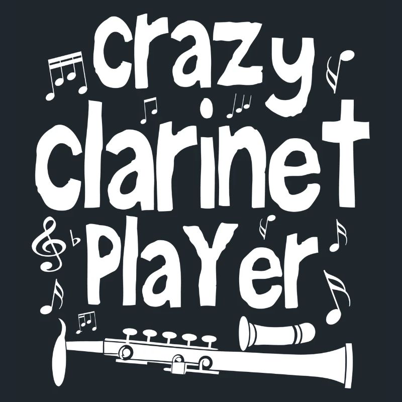 Crazy clarinet player