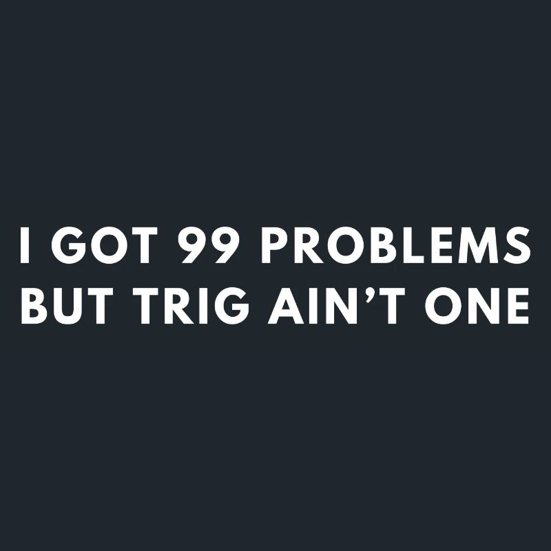 Funny Trigonometry Quote | Math Lovers Gifts