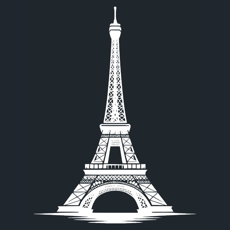 Eiffel Tower Paris Magic Minimalist, Monumental