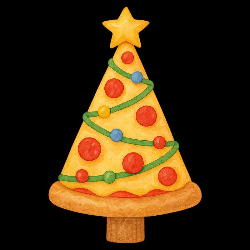 Sapin de Noël Pizza