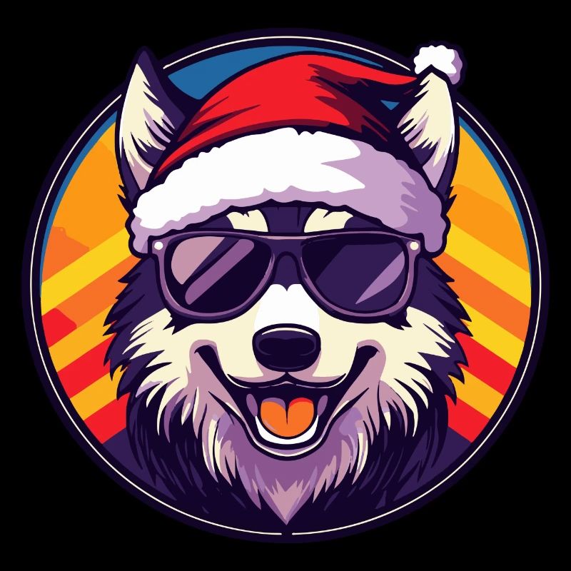 Samoyède Chien Noël Cool