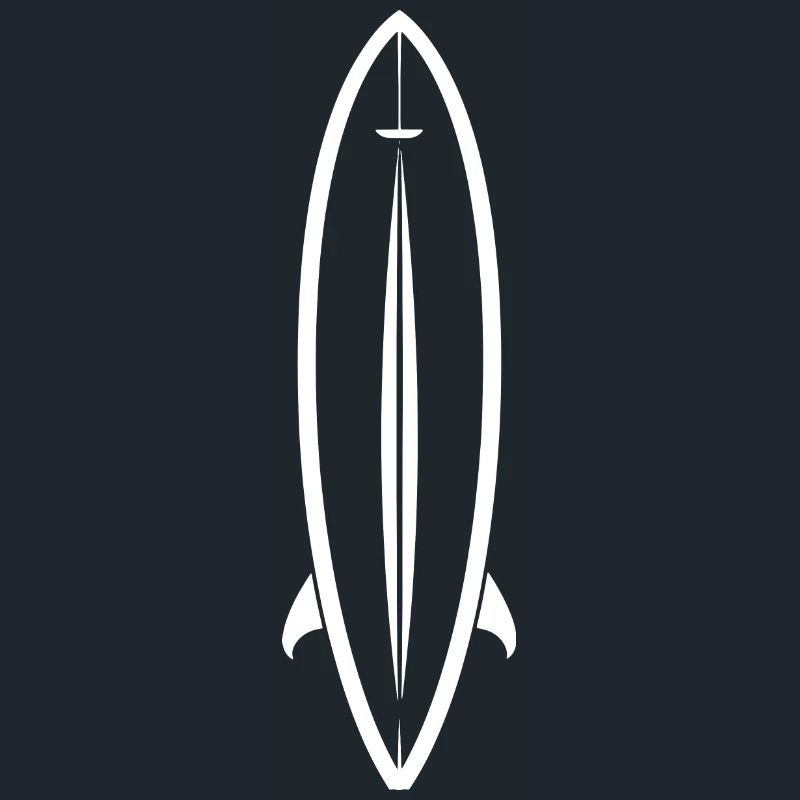 Planche de surf Line Art