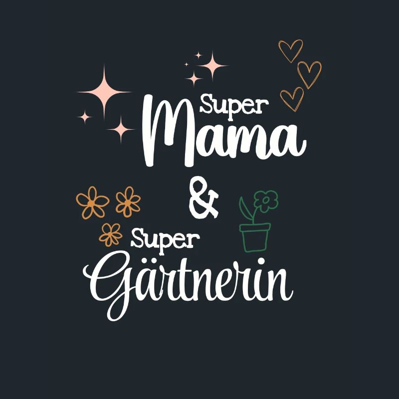 Beste Super Mama Gärtner Mama Muttertag Geschenk