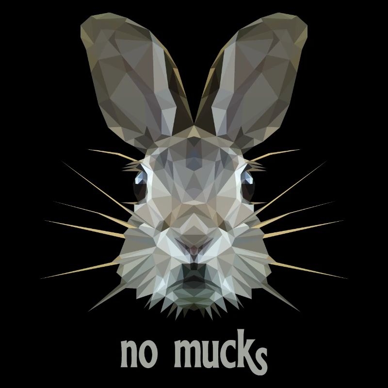 Rabbit's head as quiet as a mouse