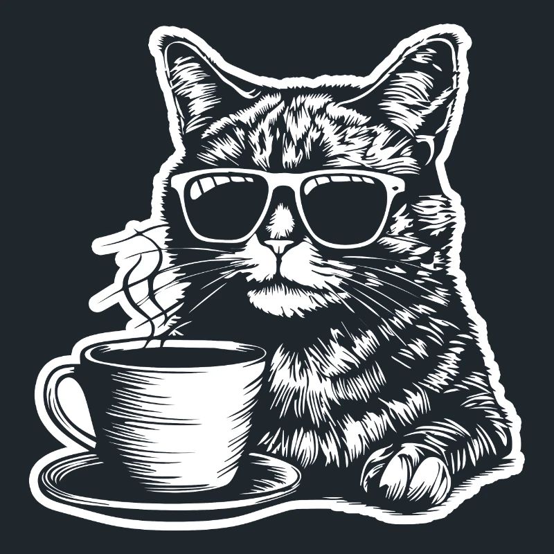 Katze Kaffee