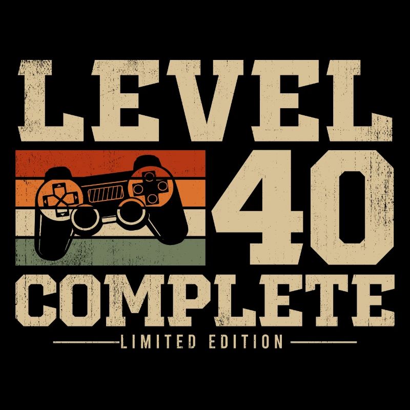 40. Geburtstag Geschenk Level 40 Complete