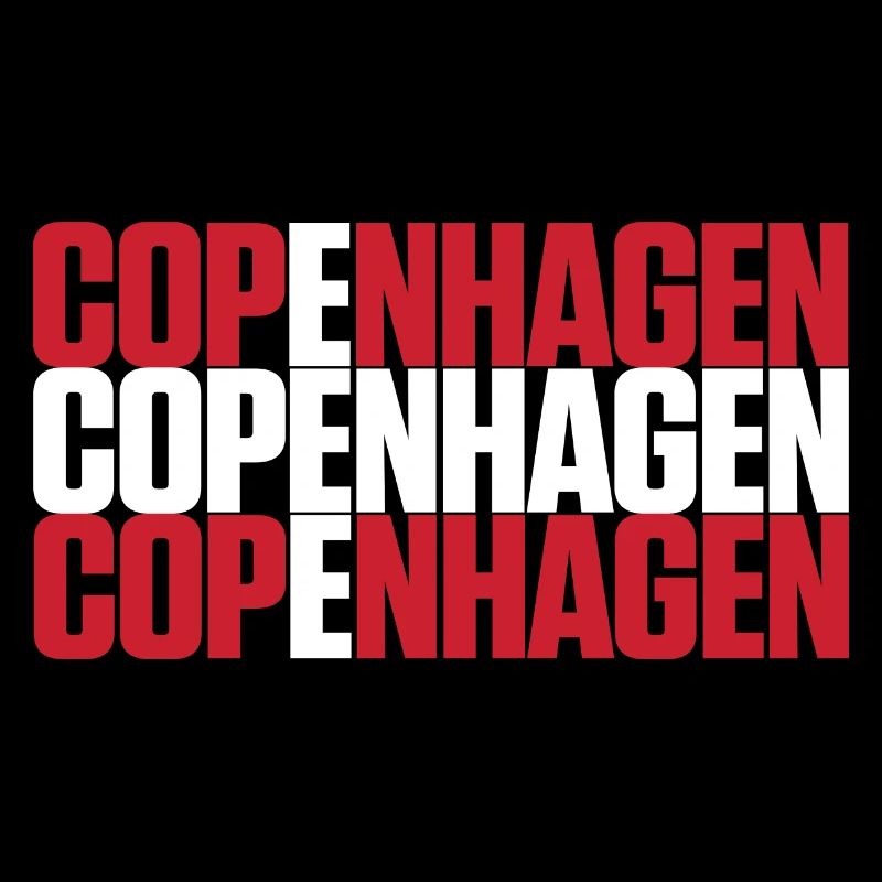 Copenhagen Denmark Flag