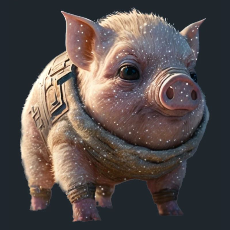 Cochon de l’espace doux