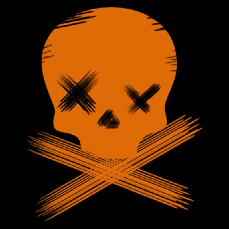 SKULL orange