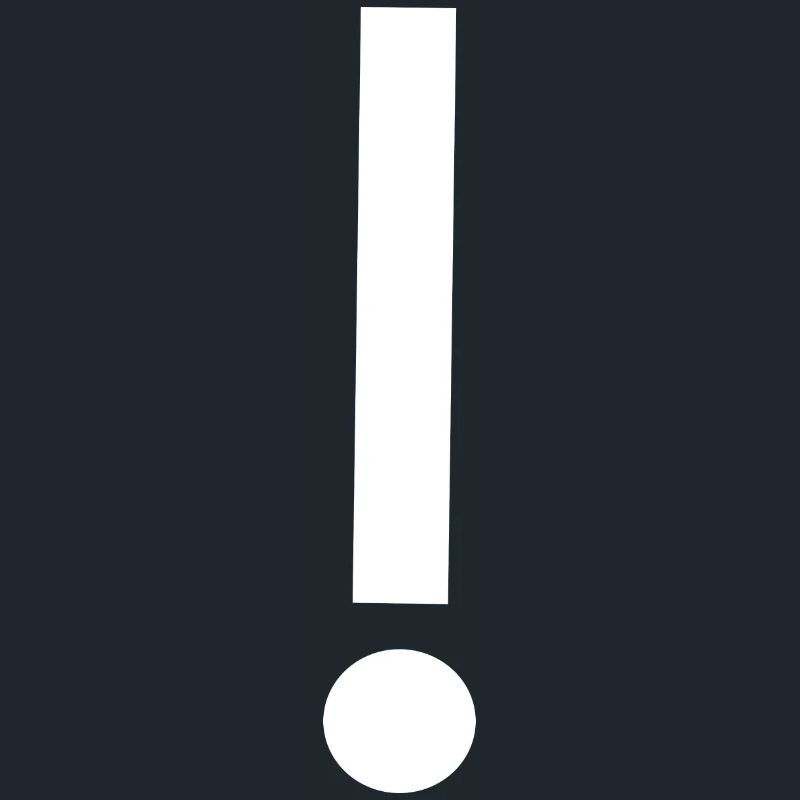 Exclamation Mark Template Design Pattern