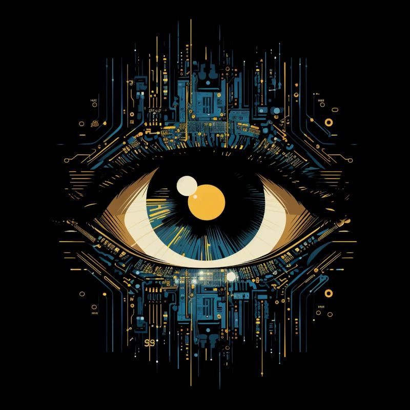 Électronique oculaire