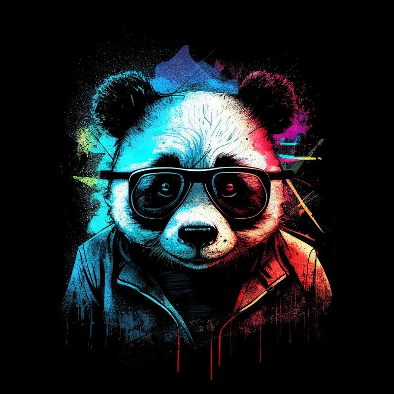 Futuristischer Panda