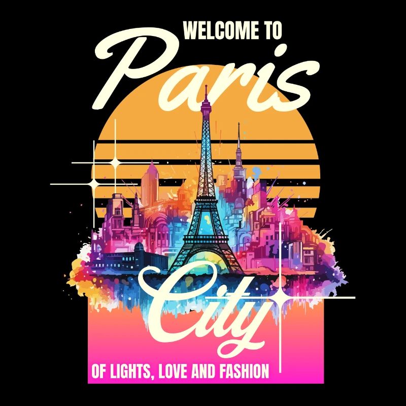 Paris Eiffelturm Frankreich Stadt Skyline Kunst