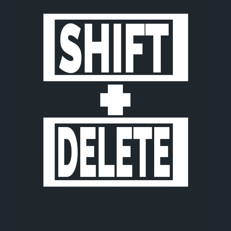 SHIFT+DELETE keyboard lifestyle