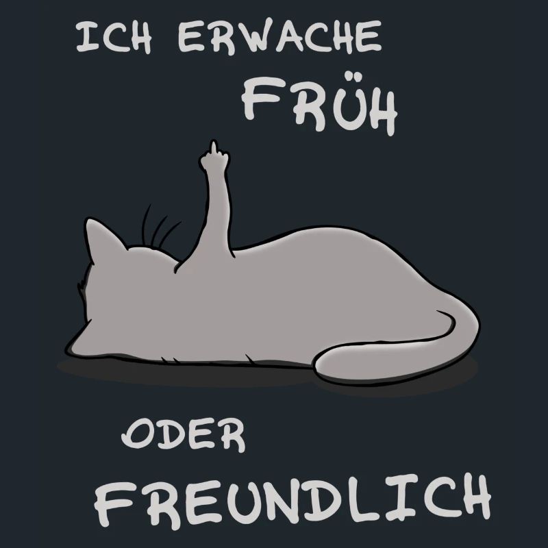 Ich erwache früh oder freundlich