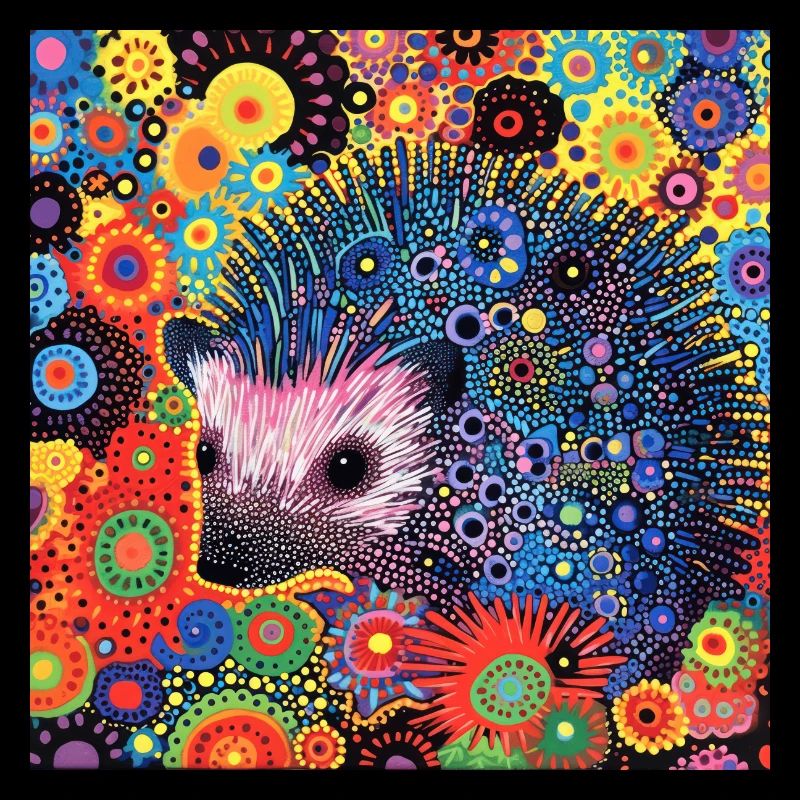 igel, bunt, tier, geschenk, geschenkidee