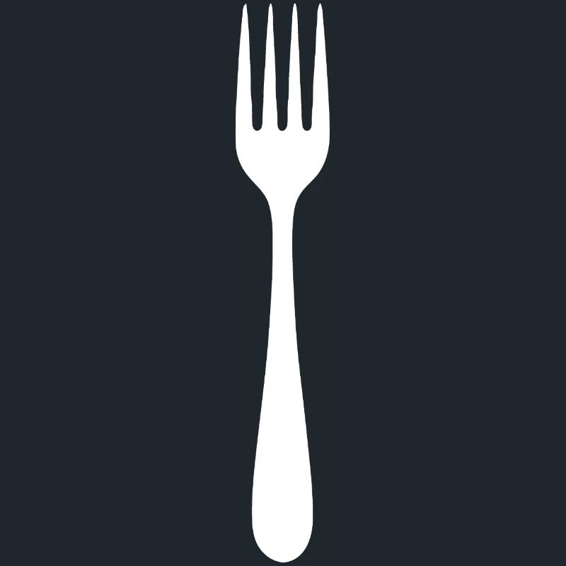 Conception de silhouettes de fourche cool