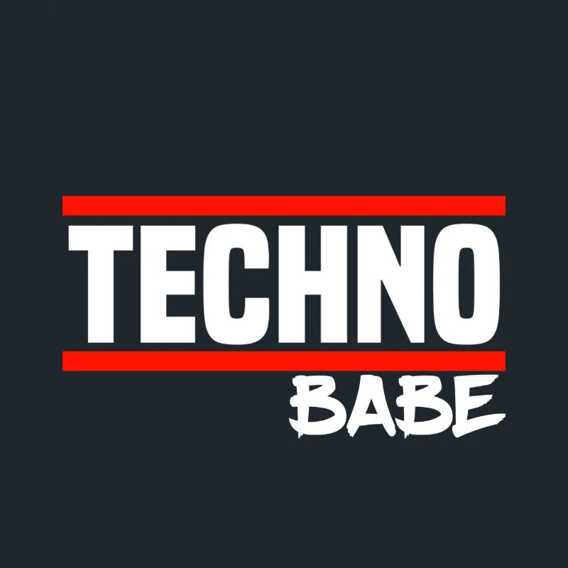 Techno Techno Babe Rave Raver Techno Festival