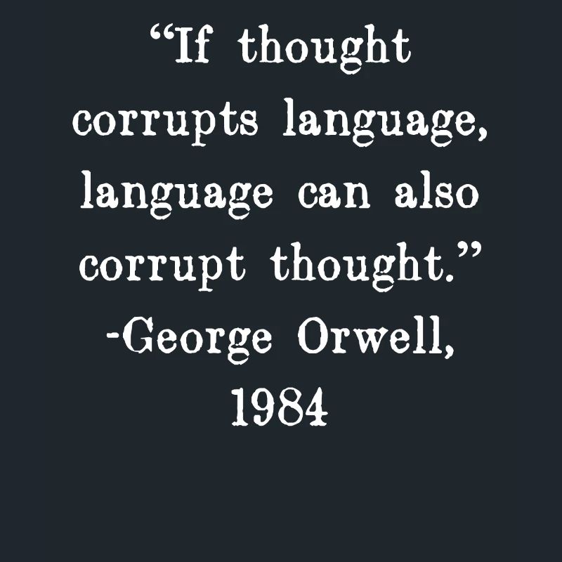 If thought corrupts language, language can also